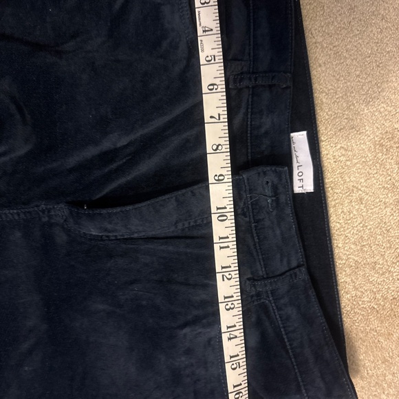 Loft navy valour straight leg pants size 14. - Picture 3 of 4